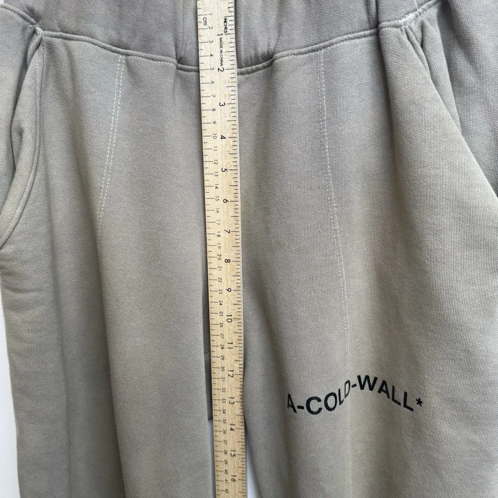 A-COLD-WALL Diagram Sweatpants Men's Taupe Medium by Samuel Ross Streetwear RARE